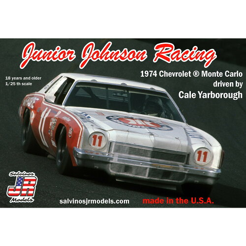 UPC 0051497142131 1/25 NASCAR ’74 シボレー モンテカルロ ケイル・ヤーボロー ジュニア・ジョンソン レーシング #11 Salvinos JR Models ホビー 画像