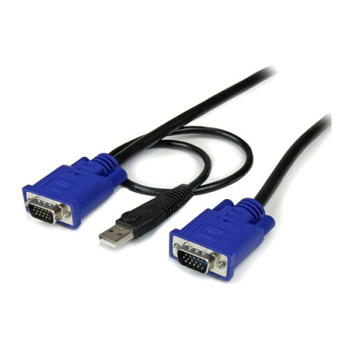 UPC 0065030804745 StarTech スターテック SVECONUS15 PC切替器KVMケーブル USB/VGA-VGA 4.5m パソコン・周辺機器 画像
