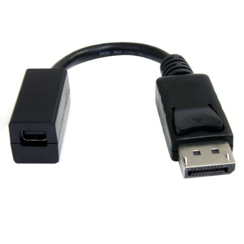 UPC 0065030839921 StarTech スターテック DP2MDPMF6IN ブラック DisplayPort - Mini DisplayPort変換ケーブルアダプタ 15cm パソコン・周辺機器 画像