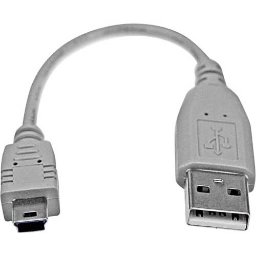UPC 0065030840644 StarTech.com USBミニB ケーブル 15cm USB2HABM6IN パソコン・周辺機器 画像