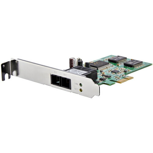 UPC 0065030857703 StarTech.com PCIe対応マルチモード2芯SC光ファイバー用GbE NIC PEX1000MMSC2 パソコン・周辺機器 画像