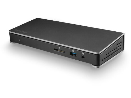 UPC 0065030863667 StarTech.com Thunderbolt 3 ドッキングステーション SDカードリーダー搭載 デュアル4K対応 85W USB Power Delivery TB3DOCK2DPPD パソコン・周辺機器 画像