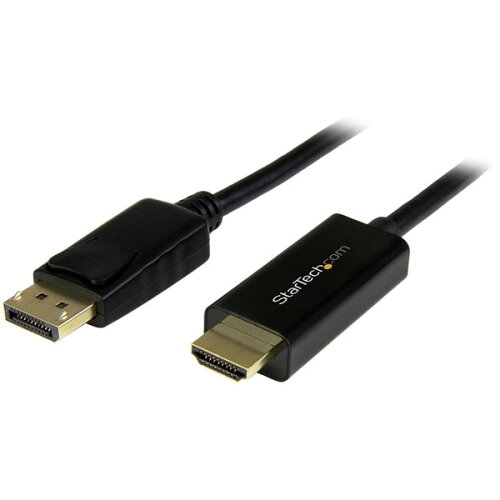 UPC 0065030865395 startech dp2hdmm b ディスプレイポートーhdmi 変換アダプタケーブル   パソコン・周辺機器 画像