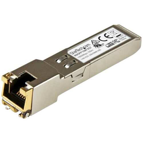 UPC 0065030869461 スターテック STARTECH.COM StarTech.com SFPモジュール/Cisco Meraki製品MA-SFP-1GB-TX互換/1000BASE-T準拠RJ45銅線トランシーバ MASFP1GBTXST パソコン・周辺機器 画像