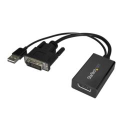 UPC 0065030875851 StarTech スターテック DVI2DP2 DVI - DisplayPortアダプタ USB給電対応 パソコン・周辺機器 画像