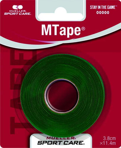 UPC 0074676438214 mueller ミューラー mテープ チームカラー ブリスターパック グリーン   mtape team color blister pack green非伸縮コットンテープ 430821 グリーン   スポーツ・アウトドア 画像