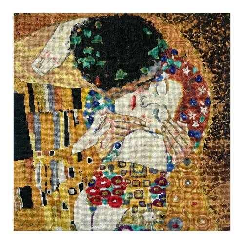 UPC 0077540946099 刺繍 DMC Klimt THE KISS BK1811 クロスステッチキット 日用品雑貨・文房具・手芸 画像