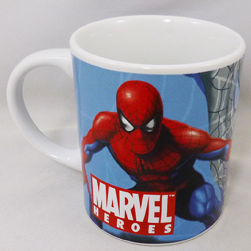 UPC 0077764675058 SPIDER-MAN スパイダーマン マグカップMARVEL HEROESブルー マーベル MARVEL アメコミアメリカアメ雑アメリカン キッチン用品・食器・調理器具 画像