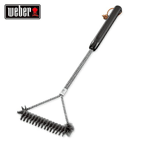 UPC 0077924018947 Weber コンロ メンテナンス用品 3面グリルブラシ 53cm ＃6493 4018947 スポーツ・アウトドア 画像