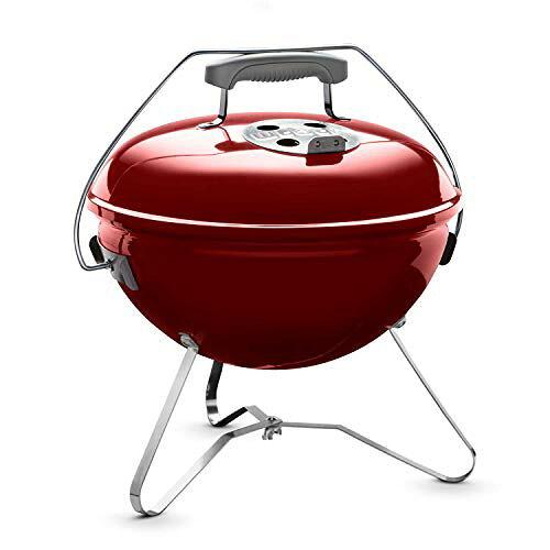 UPC 0077924088704 ウェーバー Weber 卓上 バーベキュー コンロ BBQ グリル 37cm スモーキージョープレミアム 真紅 炭 ソロ キャンプ 焚火台 4-6人用 1123008 スポーツ・アウトドア 画像