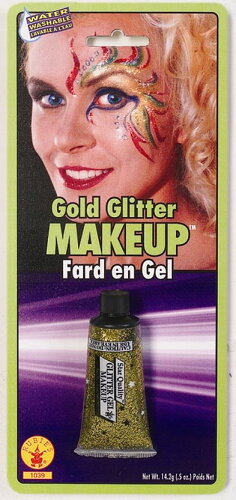 UPC 0082686010399 メイクアップ/Glitter Gel Makeup Tube - Gold/ハロウィーン かぼちゃ リース パンプキン ホビー 画像