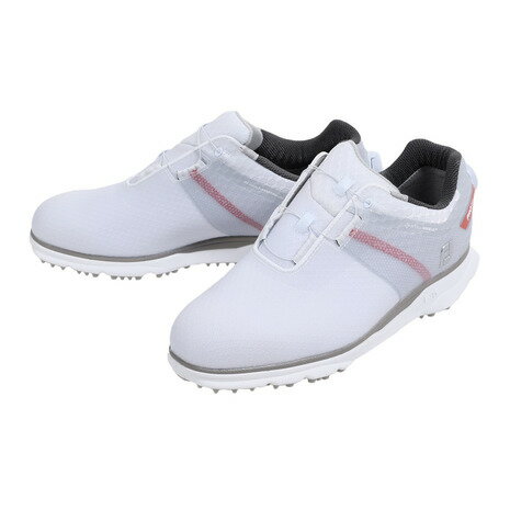 UPC 0084984047404 フットジョイ｜FootJoy 24.5cm メンズ ゴルフシューズ MEN’S プロエスエル スポーツ BOA W：3E相当 ホワイト×グレー 53097 W065 スポーツ・アウトドア 画像