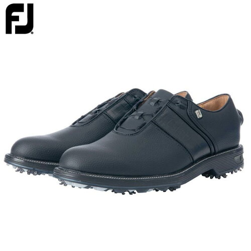 UPC 0084984651618 フットジョイ｜FootJoy 26.5cm メンズ ゴルフシューズ ドライジョイズ プレミア パッカード ボア DRYJOYS PREMIERE PACKARD BOA 3E ブラック×ブラック 53939W スポーツ・アウトドア 画像