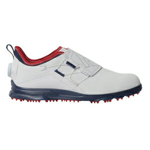 UPC 0084984866531 フットジョイ｜FootJoy 26.5cm メンズ ゴルフシューズ スーパーライト XP スパイクレス ボア SUPERLITES Spikeless BOA W:3E相当 ホワイト×ネイビー×レッド 58095W265 スポーツ・アウトドア 画像