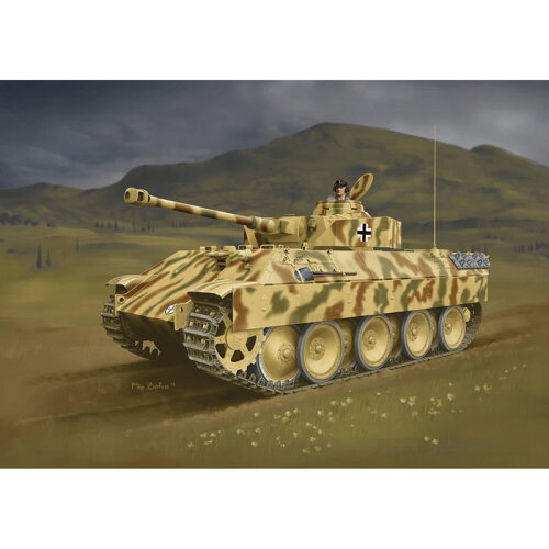 UPC 0089195868350 1/35 WW.II ドイツ軍 ベルゲパンター IV号戦車砲塔搭載型 プラモデル ドラゴンモデル ホビー 画像