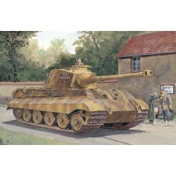 UPC 0089195875587 ドラゴンモデル 1/72 WW.II ドイツ軍重戦車キングタイガー ヘンシェル砲塔 プラモデル ホビー 画像