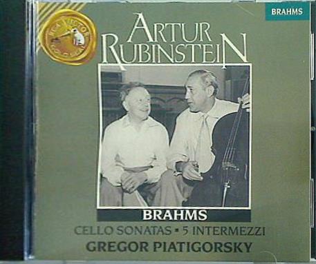 UPC 0090266259229 Cello Sonatas 5 Intermezzi Brahms ,Rubinstein ,Piatigorsky CD・DVD 画像