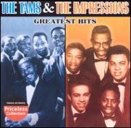 UPC 0090431801628 Greatest Hits／The Tams ＆ The Impressions 輸入盤 CD・DVD 画像