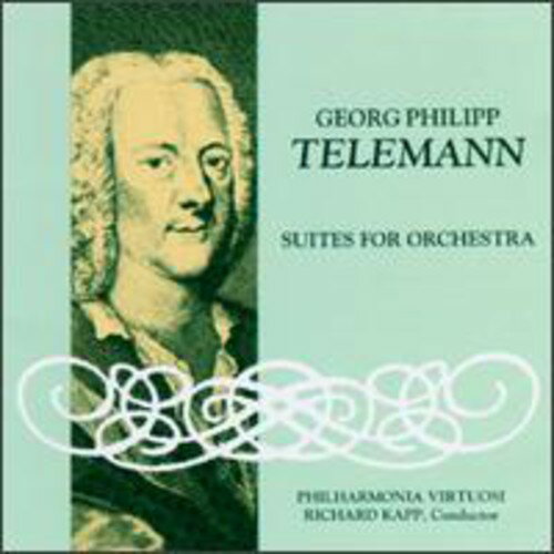 UPC 0090998101728 Telemann：Suites for Orchest Telemann ,Kapp ,PhilharmoniaVirtuosi CD・DVD 画像