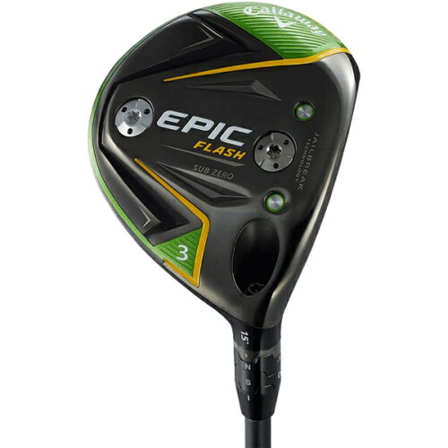 UPC 0190228722652 キャロウェイ　Callaway フェアウェイウッド EPIC FLASH SUB ZERO Tour 18.0°(#5相当)《FUJI SPDR EVOL V FW 60 GR JV グラファイトシャフト》S スポーツ・アウトドア 画像