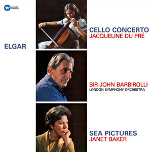 UPC 0190295871888 Elgar エルガー / チェロ協奏曲、海の絵 ジャクリーヌ・デュ・プレ、ジャネット・ベイカー、ジョン・バルビローリ＆ロンドン交響楽団 180グラム重量盤 CD・DVD 画像