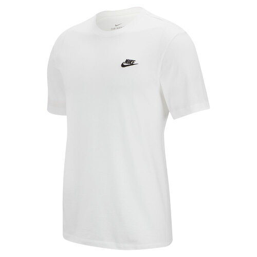 UPC 0191888618910 NIKE ナイキ クラブ 半袖Tシャツ メンズ カジュアル/スポーツウェア M 101 ホワイト/ ブラック NJP-AR4999-101 メンズファッション 画像