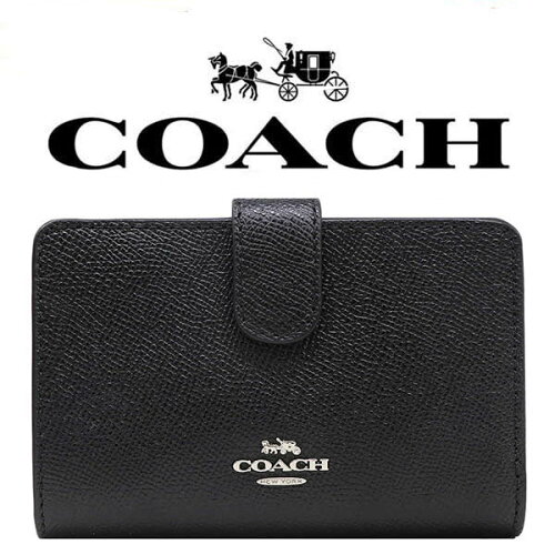 UPC 0192643588042 コーチ 折りたたみ財布 COACH f11484 ブラック バッグ・小物・ブランド雑貨 画像