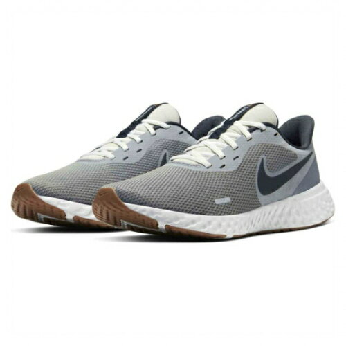 UPC 0193154204971 ナイキ NIKE 26.5cm メンズ ランニングシューズ REVOLUTION 5 レボリューション 5 グレー×ダークグレー BQ3204 スポーツ・アウトドア 画像