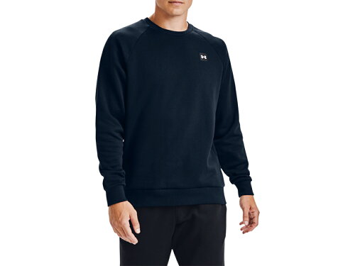 UPC 0194512535638 アンダーアーマー UNDER ARMOUR メンズ ライバルフリース クルー Rival Fleece Crew アカデミー/オニキスホワイト 1357096 408 スポーツ・アウトドア 画像