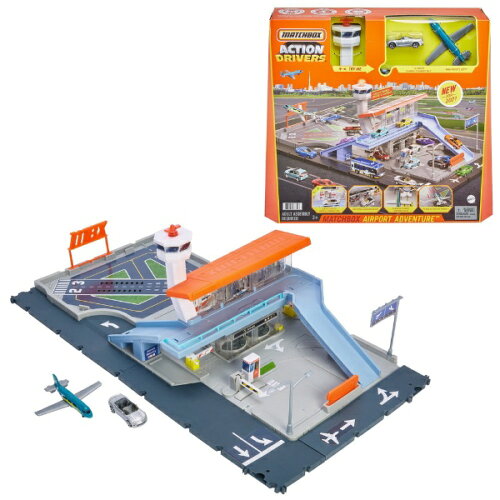 UPC 0194735015658 マテル｜Mattel マッチボックス HCN34 空港アドベンチャー プレイセット おもちゃ 画像