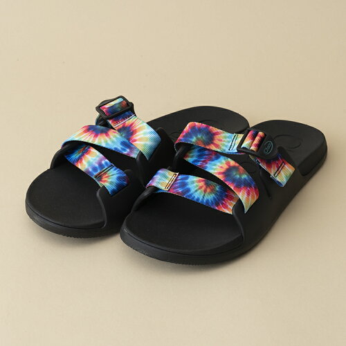 UPC 0194917309001 Chaco チャコ Ms CHILLOS SLIDE メンズ チロス スライド 9/27.0cm ダークタイダイ 12366155033090 靴 画像