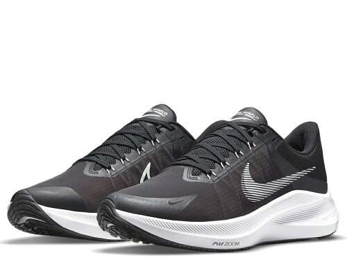 UPC 0194956800088 NIKE ナイキ ズーム ウィンフロー 8 25.5cm 006 ブラック×ホワイト×ダークスモークグレー NJP-CW3419006 スポーツ・アウトドア 画像