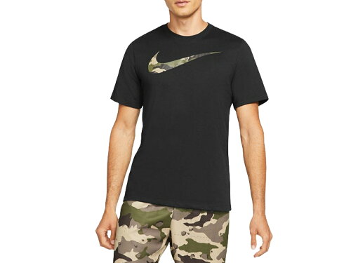 UPC 0195237929467 NIKE ユニセックス トレーニング DF カモ フィル グラフィックS/S Tシャツ ブラック DD6895 010 スポーツ・アウトドア 画像