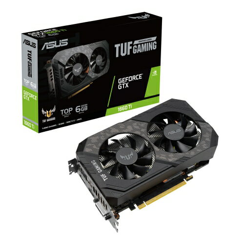 UPC 0195553419710 ASUS GeForce GTX 1660 Ti搭載 OC版グラフィックスカード TUF-GTX1660TI-T6G-EVO-GAMING パソコン・周辺機器 画像