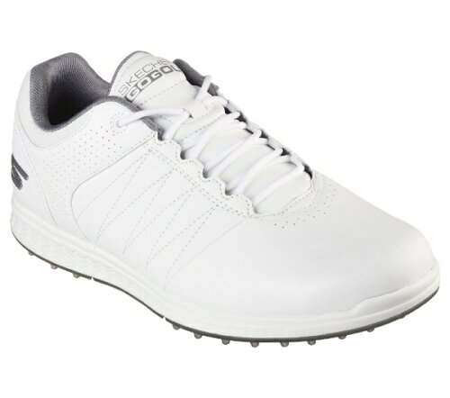 UPC 0195969293812 スケッチャーズ｜SKECHERS 28.0cm メンズ ゴルフシューズ SKECHERS GO GOLF PIVOT ホワイト×グレー 54545 スポーツ・アウトドア 画像