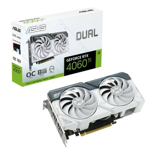 UPC 0197105228726 ASUS DUAL-RTX4060TI-O8G-WHITE パソコン・周辺機器 画像