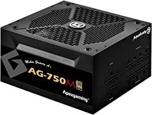 UPC 0604034691731 Apexgaming AGシリーズ 80 PLUS 750W PSU AG-750M-JP PSEケーブル パソコン・周辺機器 画像