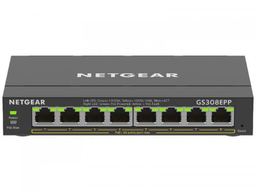 UPC 0606449153118 NETGEAR ギガビット8ポートアンマネージプラススイッチ GS308EPP-100JPS パソコン・周辺機器 画像