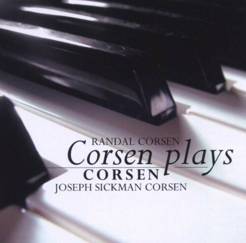 UPC 0608917240825 Corsen Plays Corsen / Joseph Sickman Corsen CD・DVD 画像