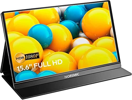 UPC 0617737807712 NORSMIC モバイルモニター 15.6インチ IPSパネル 液晶スクリーン パソコン・周辺機器 画像