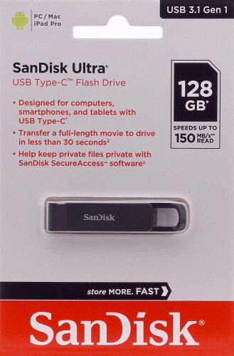 UPC 0619659167172 SanDisk サンディスク 128GB USBメモリ SDCZ460-128G-G46 パソコン・周辺機器 画像