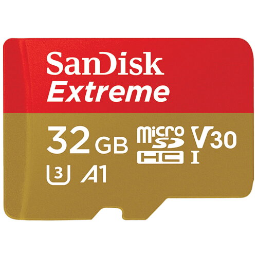 UPC 0619659177416 SanDisk サンディスク Extreme 32GB microSDHCカード SDSQXAF-032G-GN6MN TV・オーディオ・カメラ 画像