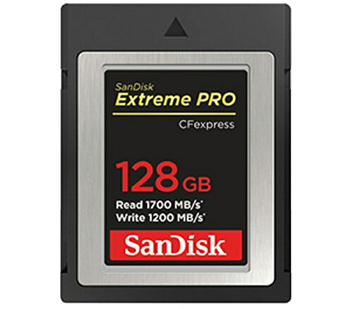 UPC 0619659180805 SanDisk 128GB CFexpress Type B カード Extreme PRO RAW SDCFE-128G-GN4NN TV・オーディオ・カメラ 画像