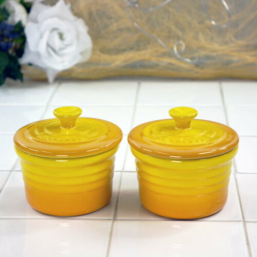 UPC 0630870030212 Le Creuset ラムカンS（フタ付 910026-00 Dイエロー RLM4305 キッチン用品・食器・調理器具 画像