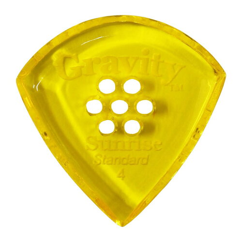 UPC 0644042584908 gravity guitar picks sunrise -standard multi-hole- gsus4pm   yellow ピック 楽器・音響機器 画像