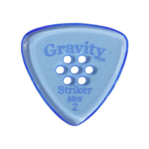 UPC 0644042584984 gravity guitar picks striker -mini multi-hole- gsrm2pm   blue ピック 楽器・音響機器 画像