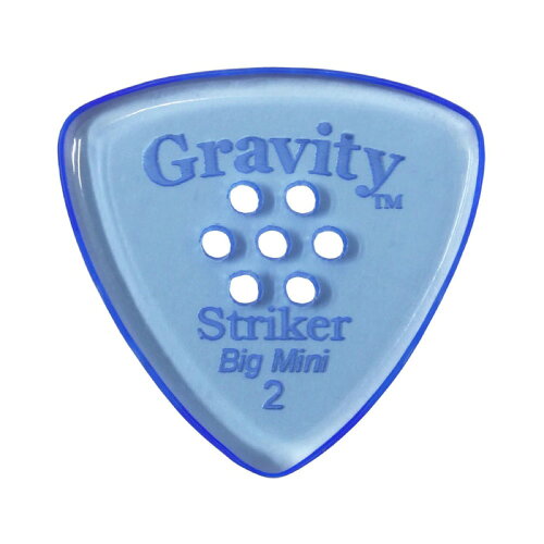 UPC 0644042584991 gravity guitar picks striker -big mini multi-hole- gsrb2pm   blue ピック 楽器・音響機器 画像