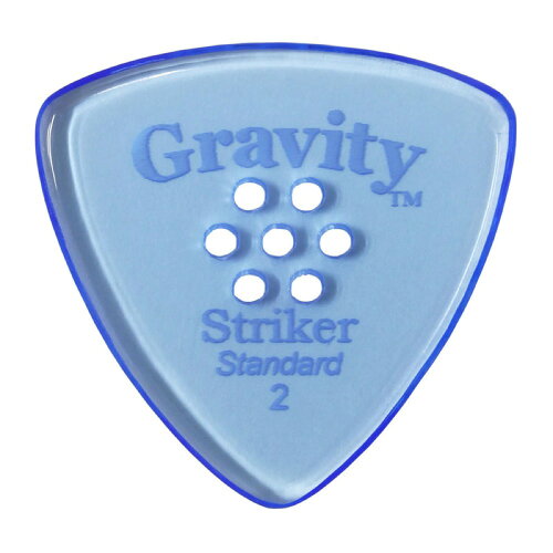 UPC 0644042585004 gravity guitar picks striker -standard multi-hole- gsrs2pm   blue ピック 楽器・音響機器 画像