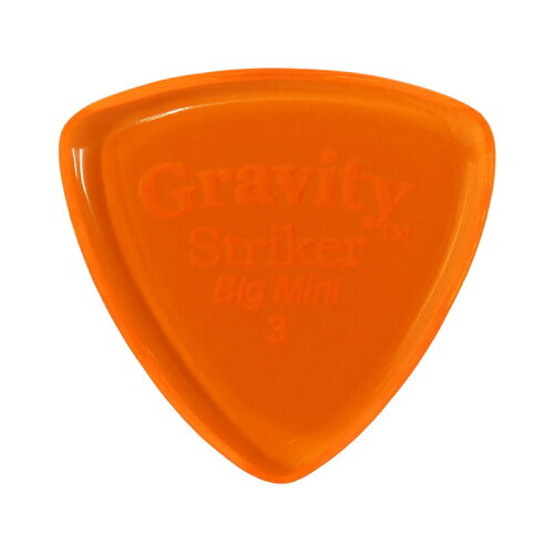 UPC 0644042585028 gravity guitar picks striker -big mini- gsrb3p   orange ピック 楽器・音響機器 画像