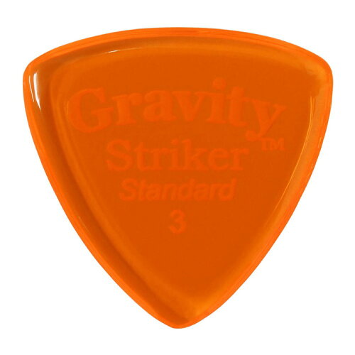 UPC 0644042585035 gravity guitar picks striker -standard- gsrs3p   orange ピック 楽器・音響機器 画像